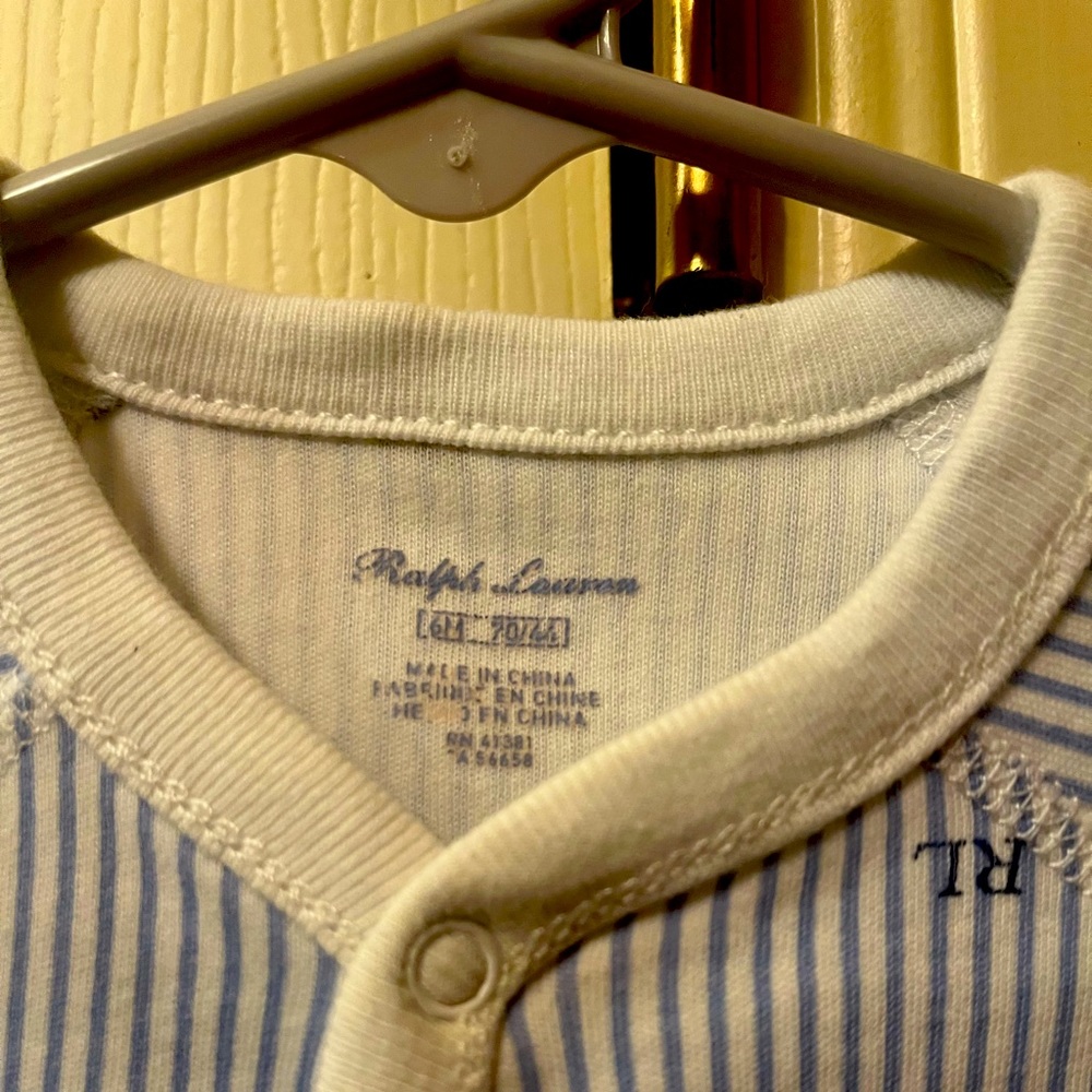 Ralph Lauren POLO BEAR Sleeper 6Month